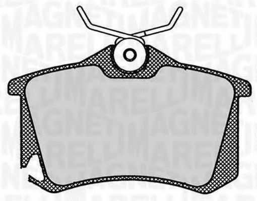 Тормозные колодки MAGNETI MARELLI 363916060444