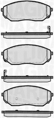 Тормозные колодки MAGNETI MARELLI 363916060447