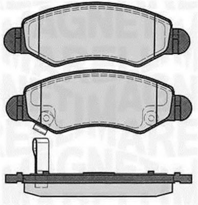 Тормозные колодки MAGNETI MARELLI 363916060450