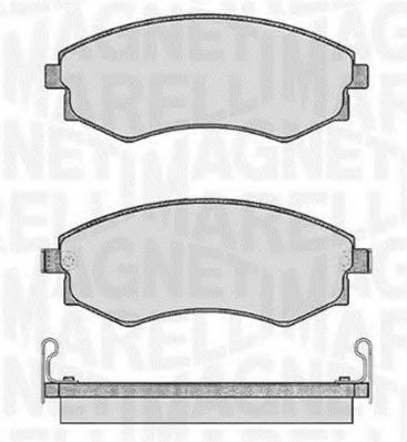 Тормозные колодки MAGNETI MARELLI 363916060467
