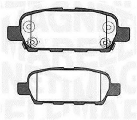 Тормозные колодки MAGNETI MARELLI 363916060473