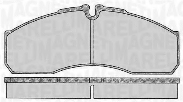 Тормозные колодки MAGNETI MARELLI 363916060477