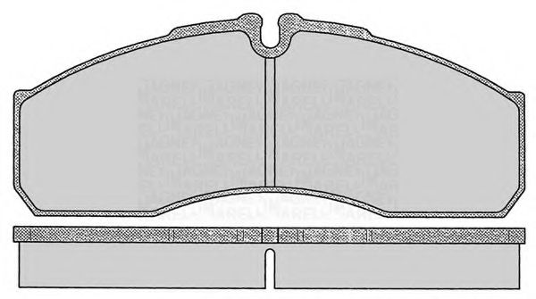 Тормозные колодки MAGNETI MARELLI 363916060478