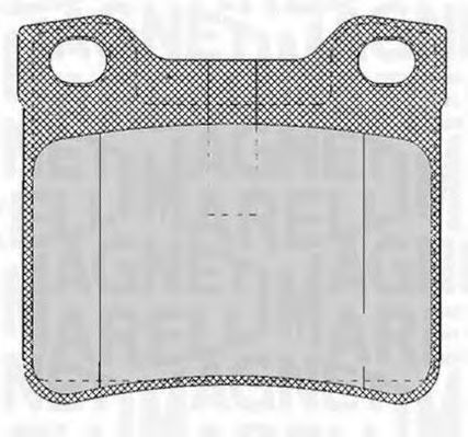 Тормозные колодки MAGNETI MARELLI 363916060482