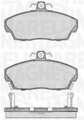 Тормозные колодки MAGNETI MARELLI 363916060484