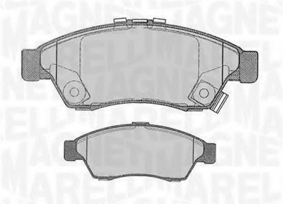 Тормозные колодки MAGNETI MARELLI 363916060490