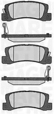 Тормозные колодки MAGNETI MARELLI 363916060492