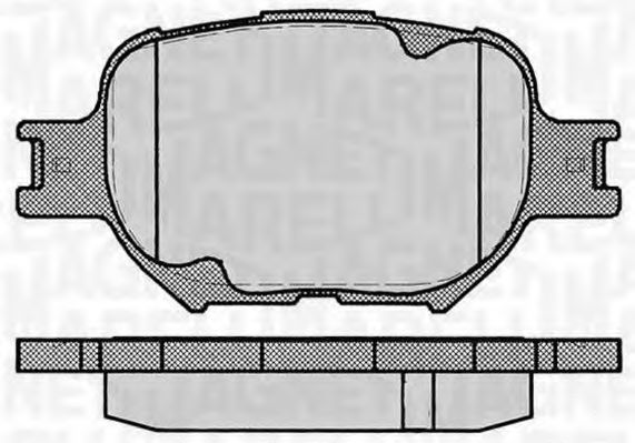 Тормозные колодки MAGNETI MARELLI 363916060493