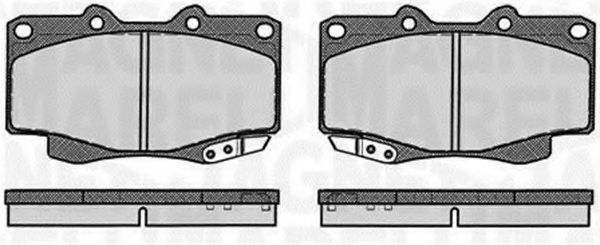 Тормозные колодки MAGNETI MARELLI 363916060495