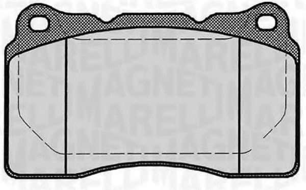 Тормозные колодки MAGNETI MARELLI 363916060499