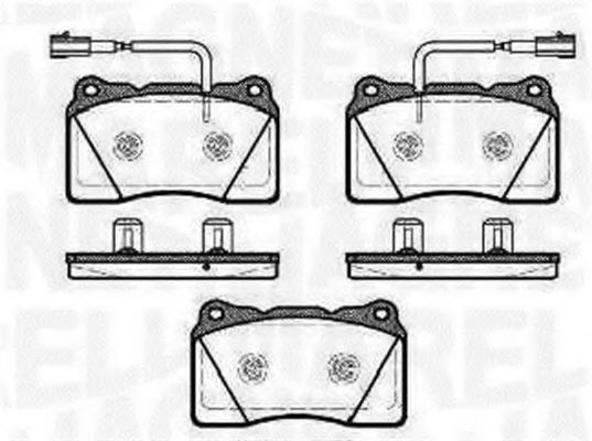 Тормозные колодки MAGNETI MARELLI 363916060501