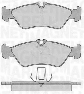 Тормозные колодки MAGNETI MARELLI 363916060506