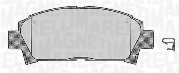 Тормозные колодки MAGNETI MARELLI 363916060509