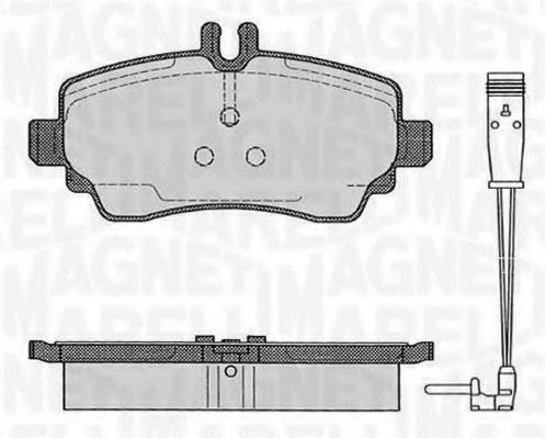 Тормозные колодки MAGNETI MARELLI 363916060517