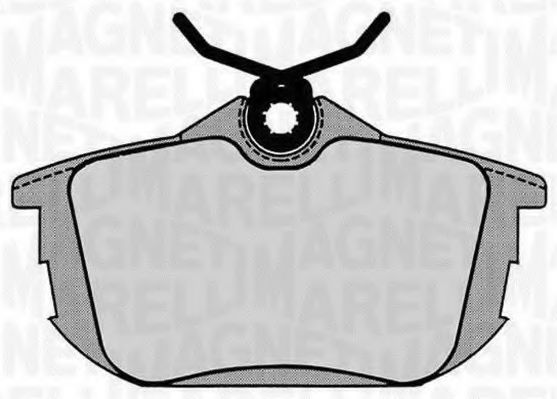 Тормозные колодки MAGNETI MARELLI 363916060522