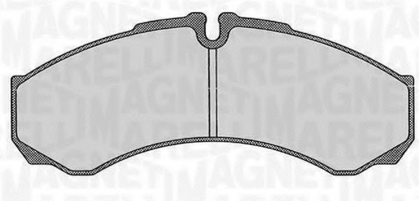 Тормозные колодки MAGNETI MARELLI 363916060526