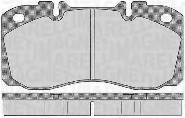 Тормозные колодки MAGNETI MARELLI 363916060530