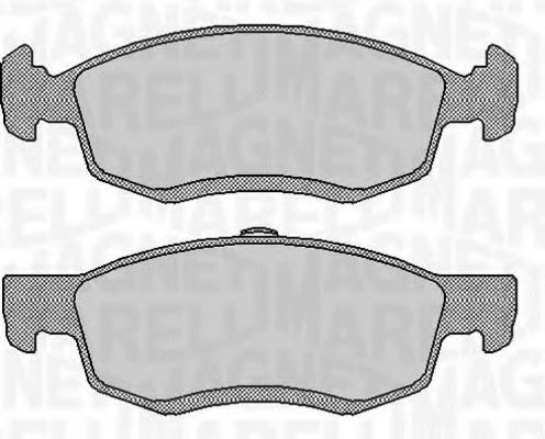 Тормозные колодки MAGNETI MARELLI 363916060545