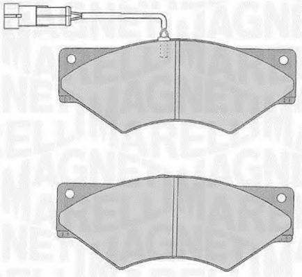 Тормозные колодки MAGNETI MARELLI 363916060546