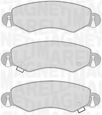 Тормозные колодки MAGNETI MARELLI 363916060548
