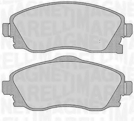Тормозные колодки MAGNETI MARELLI 363916060551