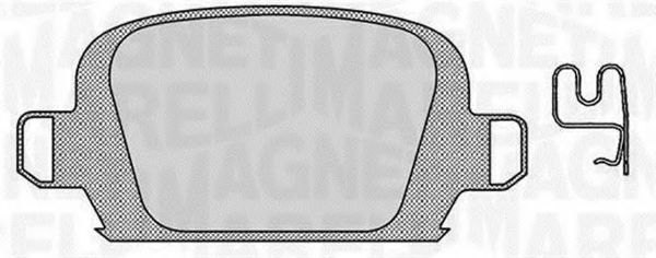 Тормозные колодки MAGNETI MARELLI 363916060552