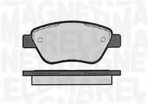 Тормозные колодки MAGNETI MARELLI 363916060558
