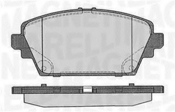 Тормозные колодки MAGNETI MARELLI 363916060566