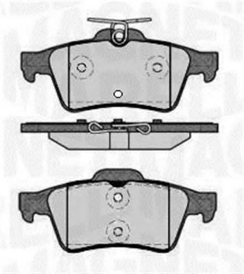 Тормозные колодки MAGNETI MARELLI 363916060570