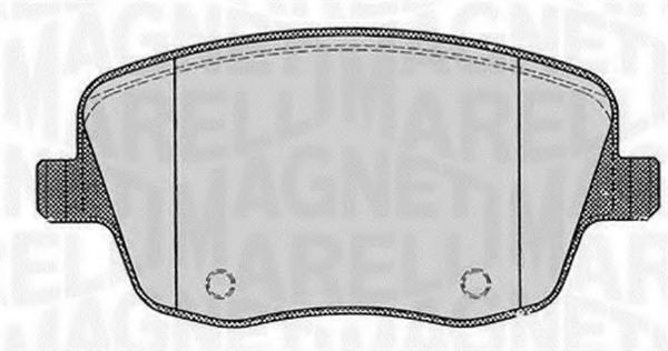 Тормозные колодки MAGNETI MARELLI 363916060575