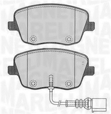 Тормозные колодки MAGNETI MARELLI 363916060576