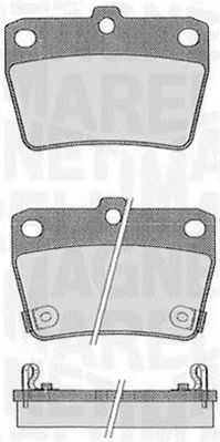 Тормозные колодки MAGNETI MARELLI 363916060578
