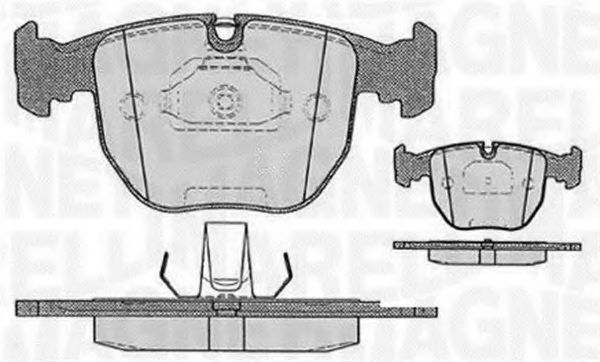 Тормозные колодки MAGNETI MARELLI 363916060579
