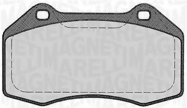Тормозные колодки MAGNETI MARELLI 363916060590
