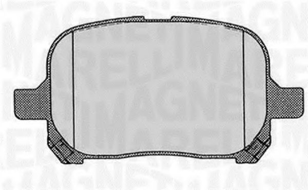 Тормозные колодки MAGNETI MARELLI 363916060597