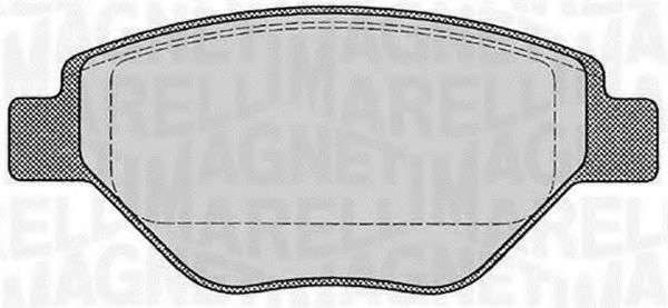 Тормозные колодки MAGNETI MARELLI 363916060600