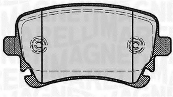 Тормозные колодки MAGNETI MARELLI 363916060602