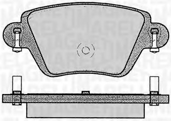 Тормозные колодки MAGNETI MARELLI 363916060613