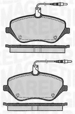 Тормозные колодки MAGNETI MARELLI 363916060615
