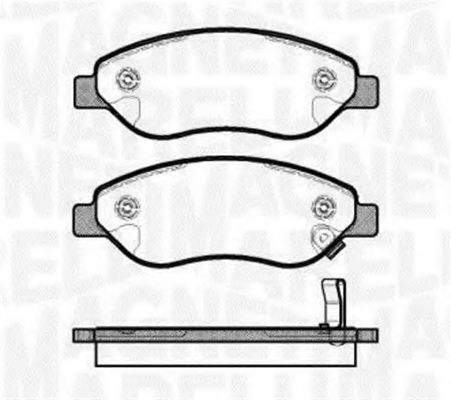 Тормозные колодки MAGNETI MARELLI 363916060618
