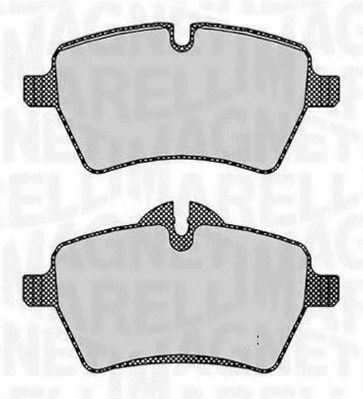 Тормозные колодки MAGNETI MARELLI 363916060619