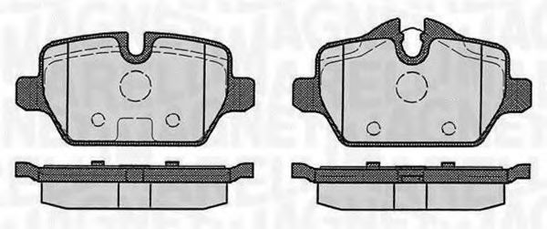 Тормозные колодки MAGNETI MARELLI 363916060623