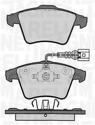 Тормозные колодки MAGNETI MARELLI 363916060625