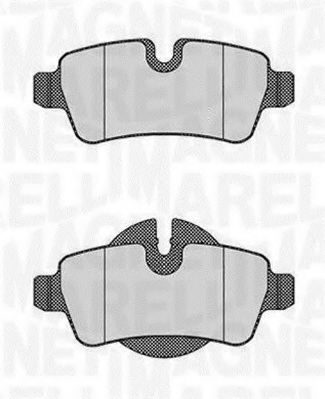 Тормозные колодки MAGNETI MARELLI 363916060626