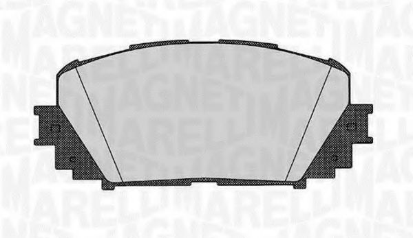 Тормозные колодки MAGNETI MARELLI 363916060627