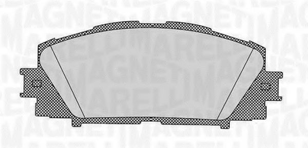 Тормозные колодки MAGNETI MARELLI 363916060628