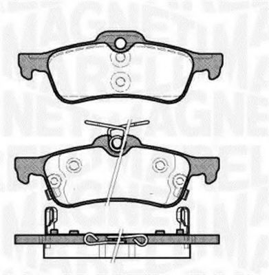 Тормозные колодки MAGNETI MARELLI 363916060631