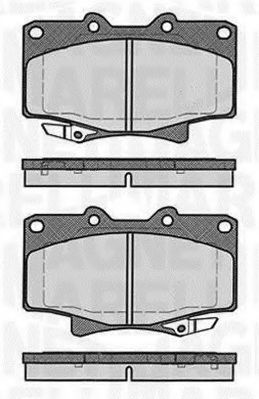 Тормозные колодки MAGNETI MARELLI 363916060635