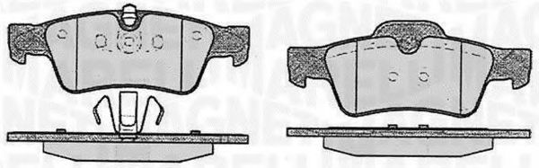 Тормозные колодки MAGNETI MARELLI 363916060640