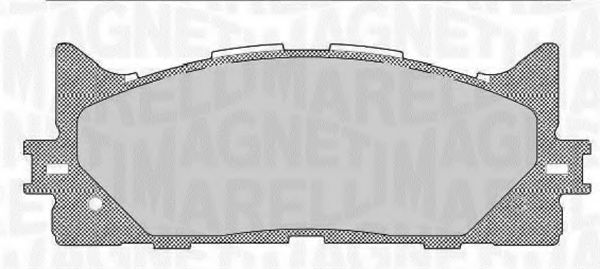Тормозные колодки MAGNETI MARELLI 363916060641